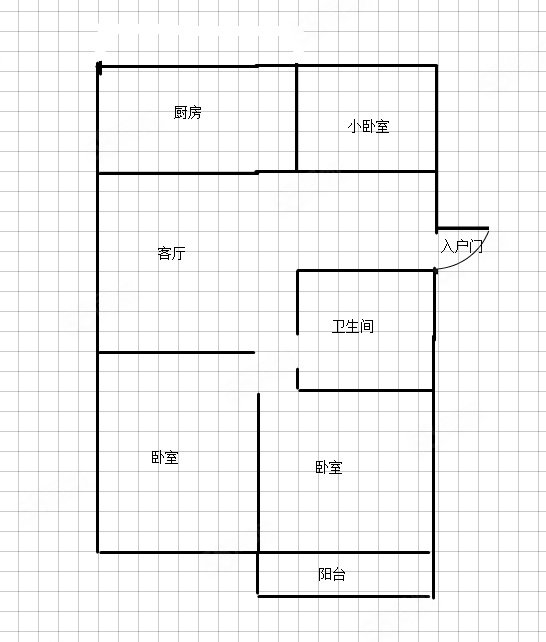 如意花园3室2厅1卫123㎡南北65万