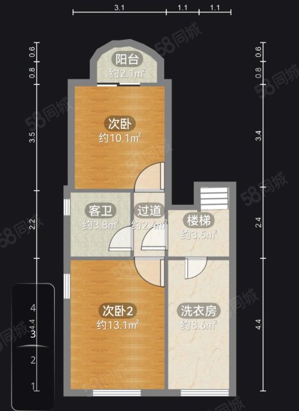 花溪碧桂园林湖4室2厅2卫169.2㎡南北110万