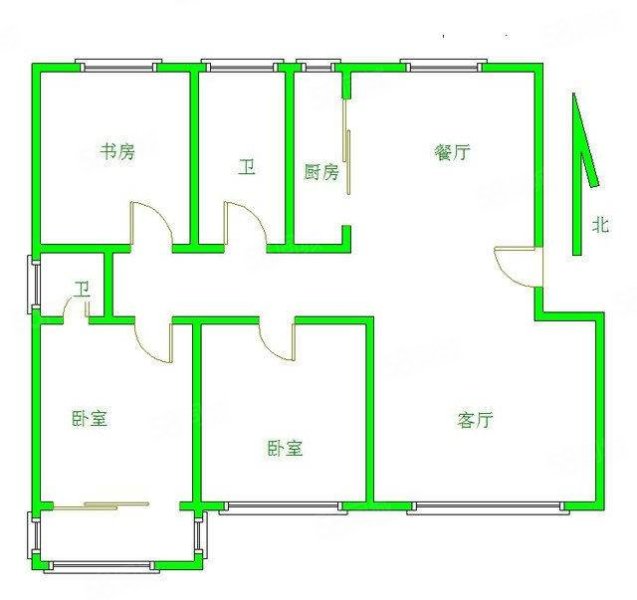 兴盛好人家3室2厅1卫140㎡南北52.5万