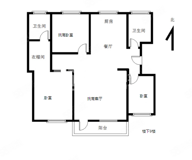 百合田园(喀喇沁旗)4室3厅3卫224㎡南北153万