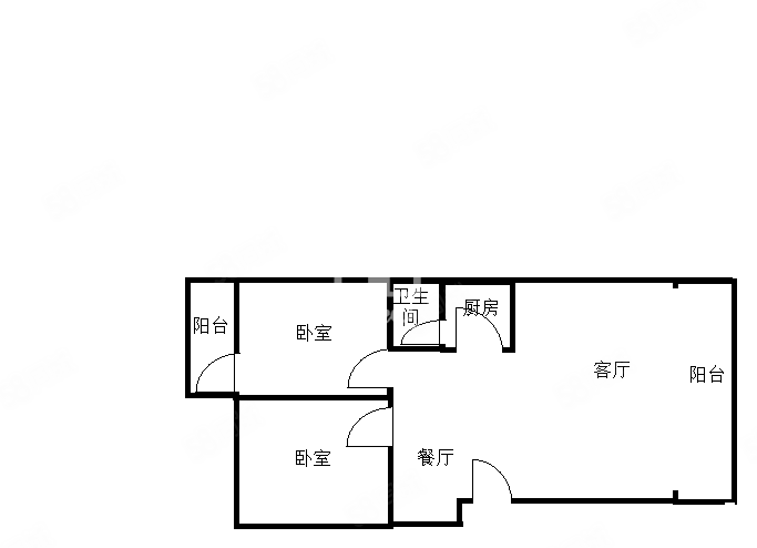 天成府2室2厅1卫89.18㎡东95万