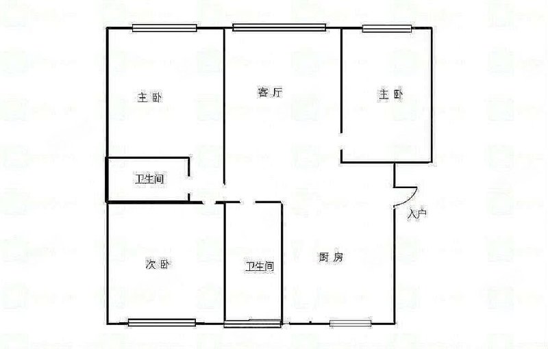 兴安盟教师住宅园区3室2厅2卫128㎡南北71.8万