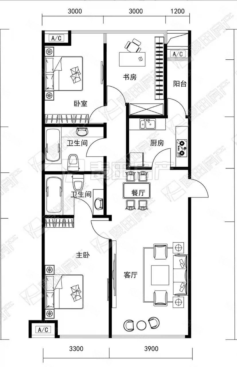 南北通透满五电梯房uhn国际村楼层好视野无遮挡