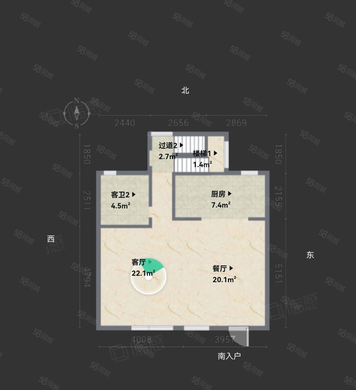 万科白石湖东(别墅)4室2厅5卫226㎡南666万