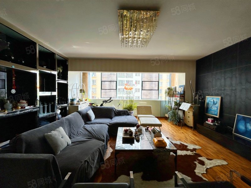 万达广场旁精装修跃层5室一梯两户南北通透环境优美绿化好