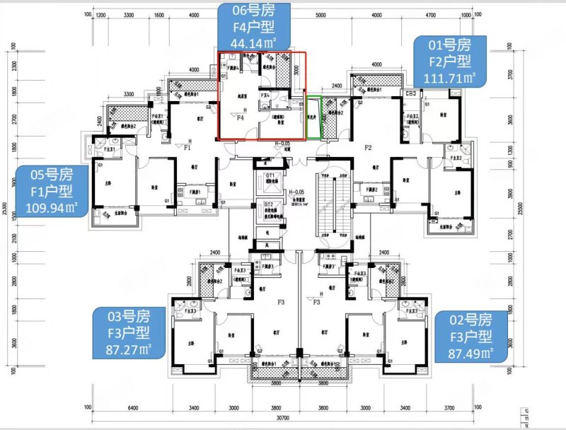 海悦城74平两房 出行方便  采光好  带电梯