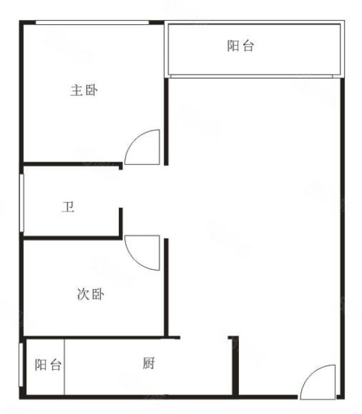 欣都泊景湾2室1厅1卫78㎡南北36万