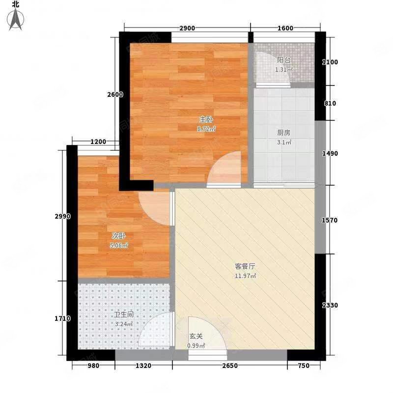 恒通小区2室2厅1卫94.92㎡东西59万