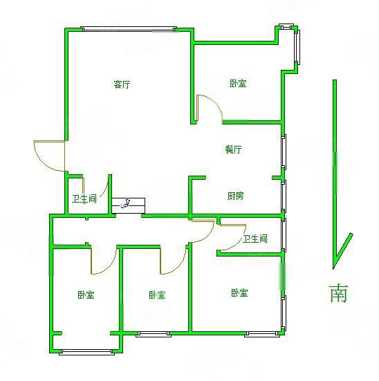 紫金华府四居室 三阳开泰 有车位 电梯中层 采光好,紫金华府-廊坊58