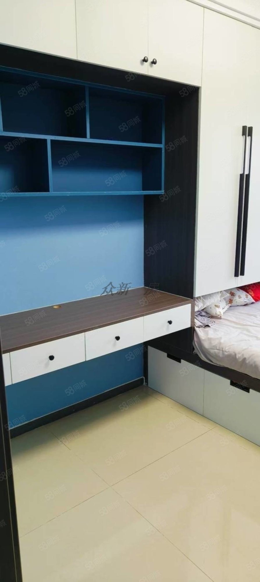 青湖铭城2室2厅1卫95㎡南北32.8万