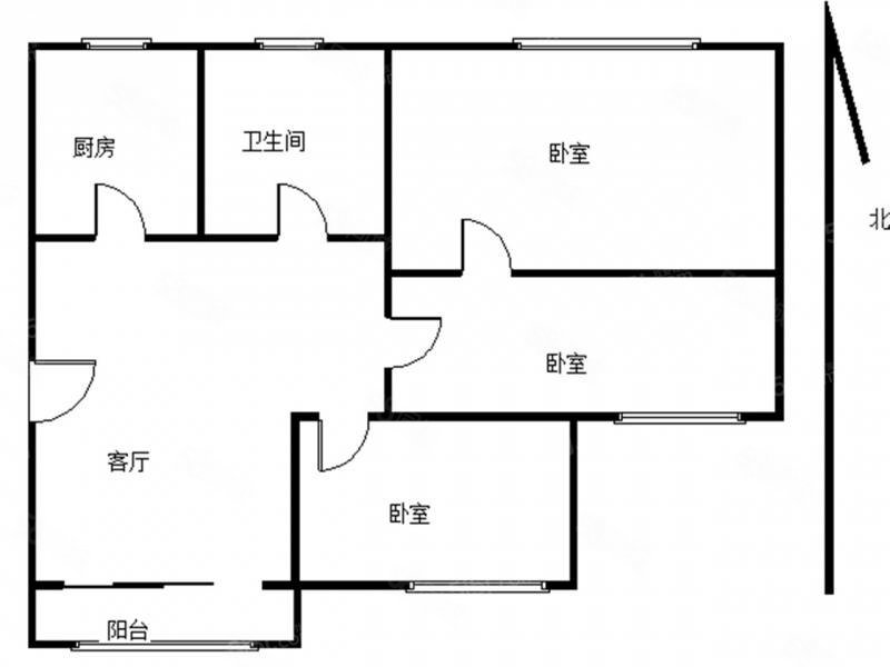 祥和顺天润园3室2厅2卫141㎡南北86.8万