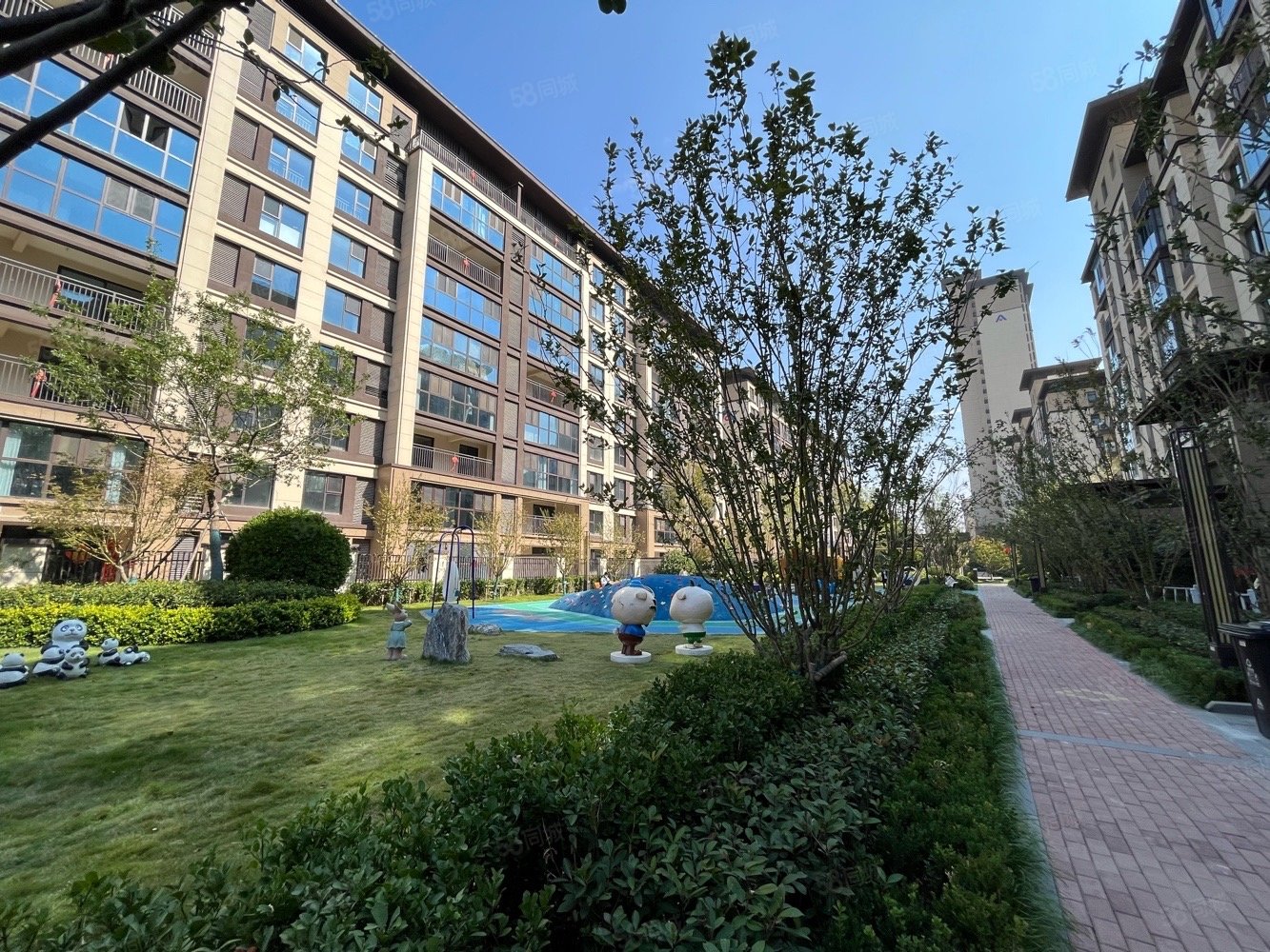 电梯洋房一梯两户 双阳台设计 户型方正通透,建业大城小院-周口58同城