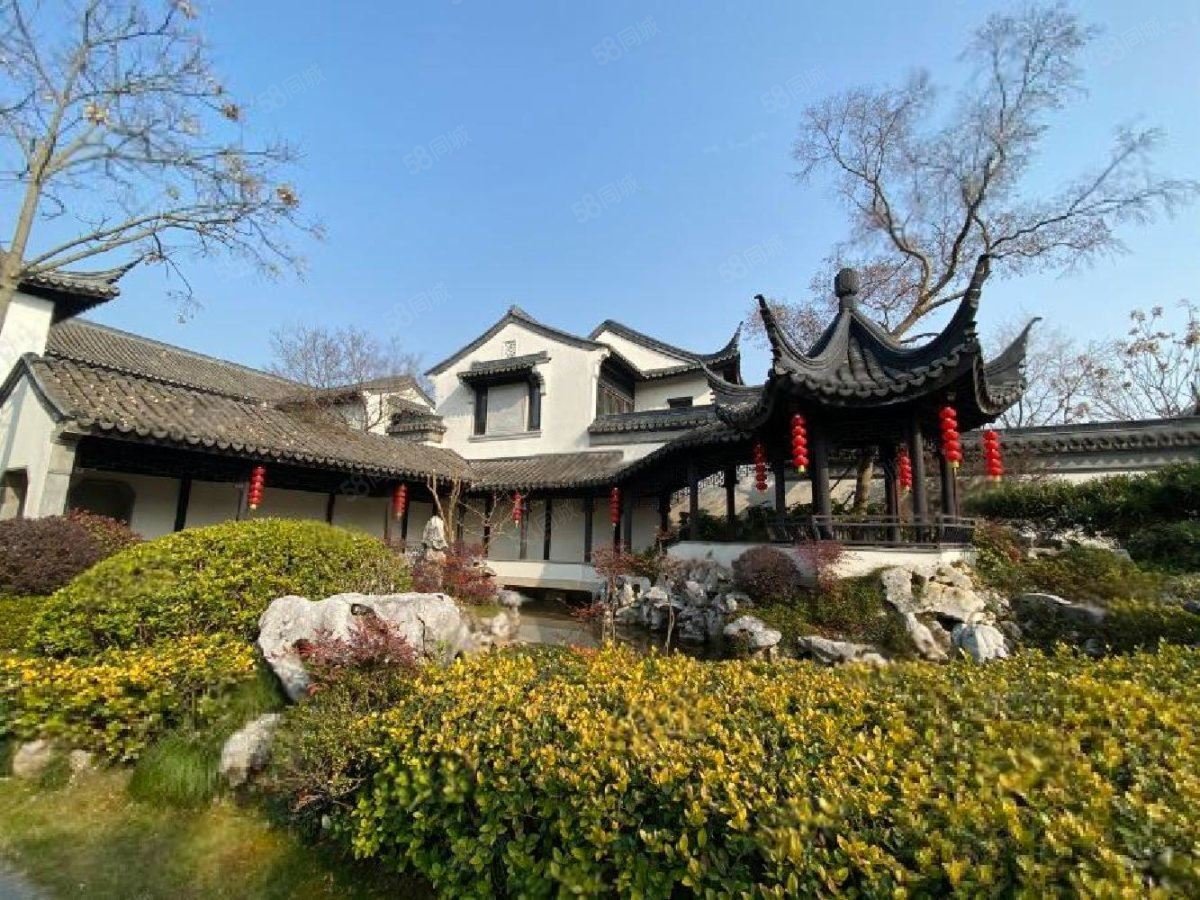 【10图】绿城苏州桃花源,小桥流水亭台楼阁,南南花园,垂花门头,苏州