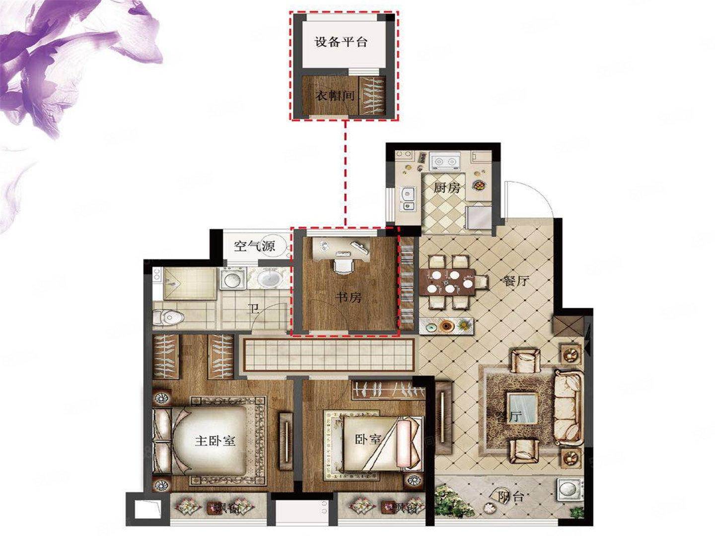 中天澜园 89平 三房 户型方正 小区环境好