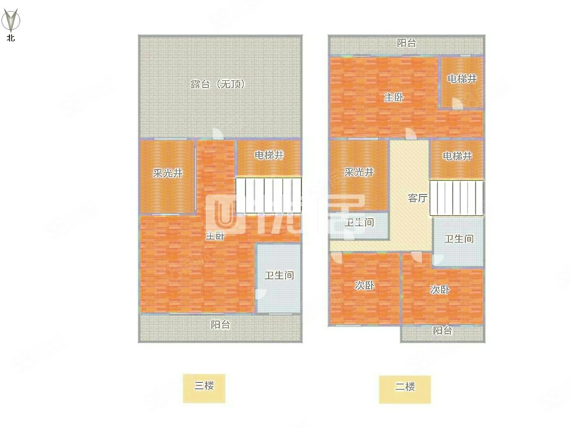 荣和公园墅5室2厅2卫372㎡南880万