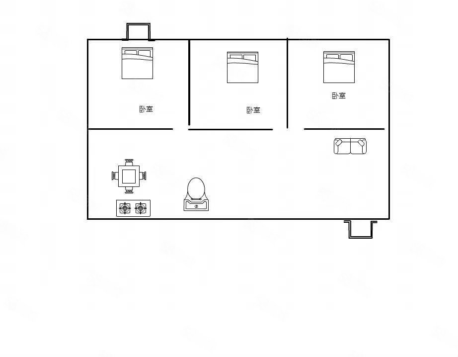 新建小区B区3室2厅1卫99.8㎡南北13.9万