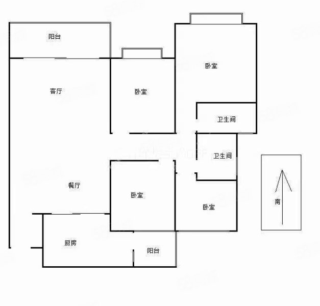 书香门第(五华)4室2厅2卫179.75㎡南北160万