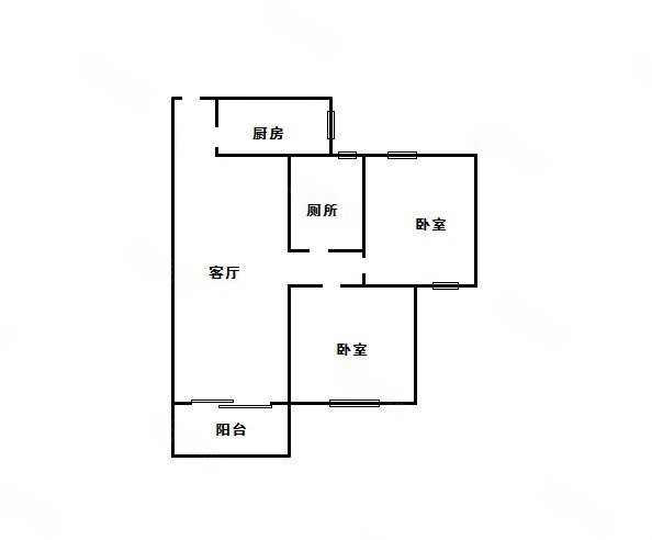 金富苑2室1厅1卫74㎡南430万