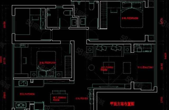 东湖国际3室2厅107㎡46.2万二手房图片