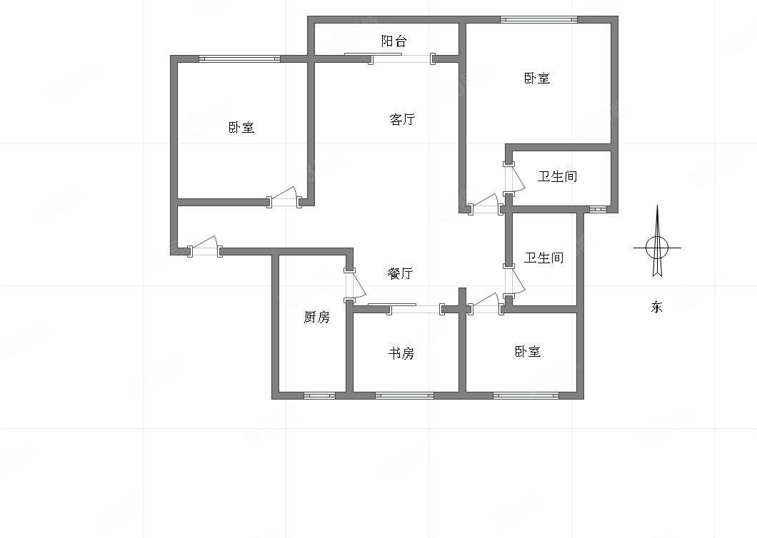 千江凌云凌云峰一期3室2厅2卫114.59㎡东西103万