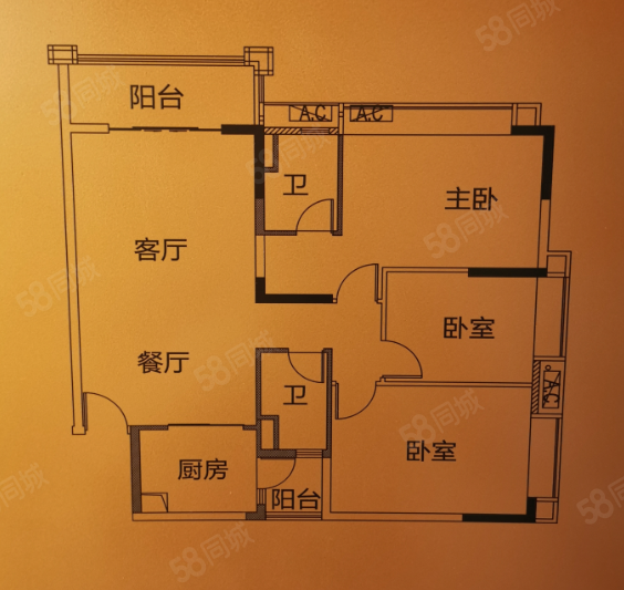 富颐华庭户型图片