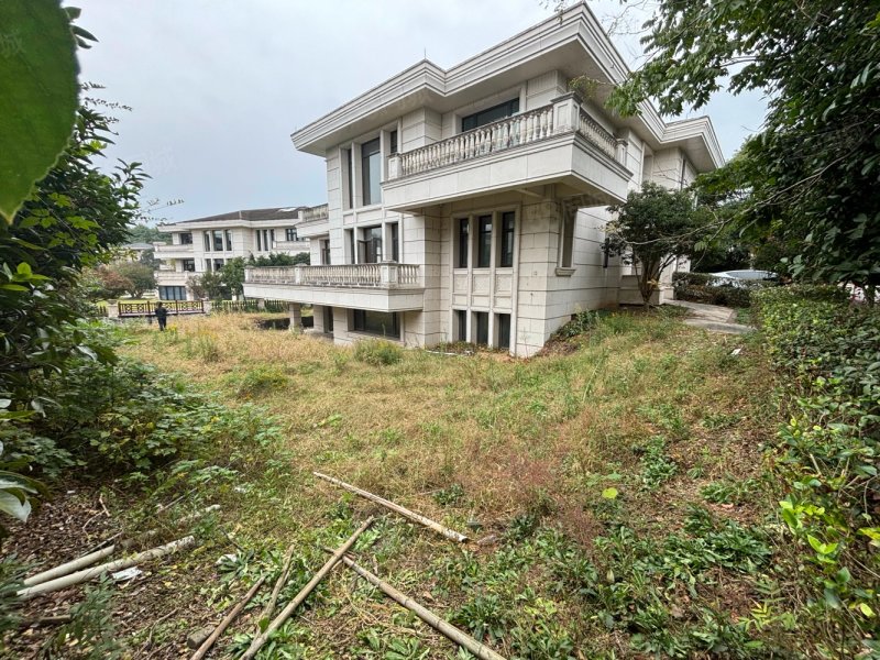 东钱湖比华利二期独栋别墅临河位置好一圈花园比较通透的房子