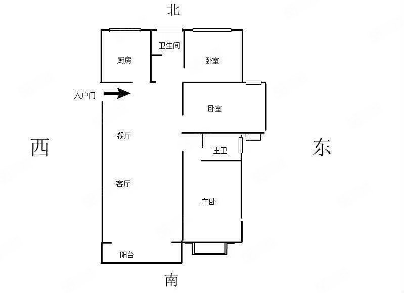 同乐新城3室2厅2卫130.63㎡南北127万