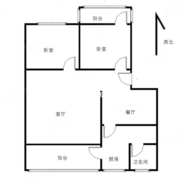 凉山彝族自治州妇幼保健院家属院3室2厅2卫123㎡南北88万