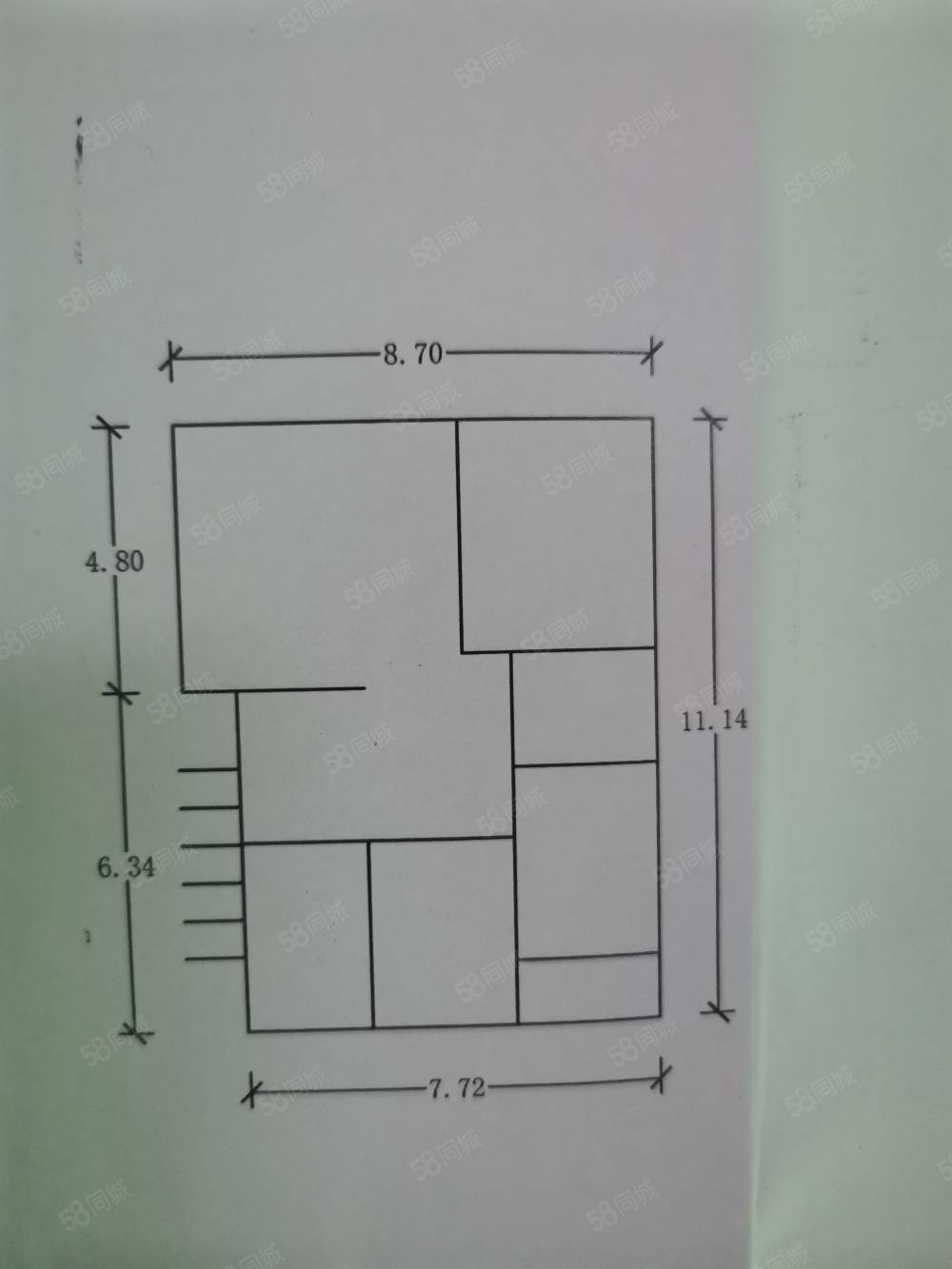 汇东园小区3室2厅2卫105㎡南北53万