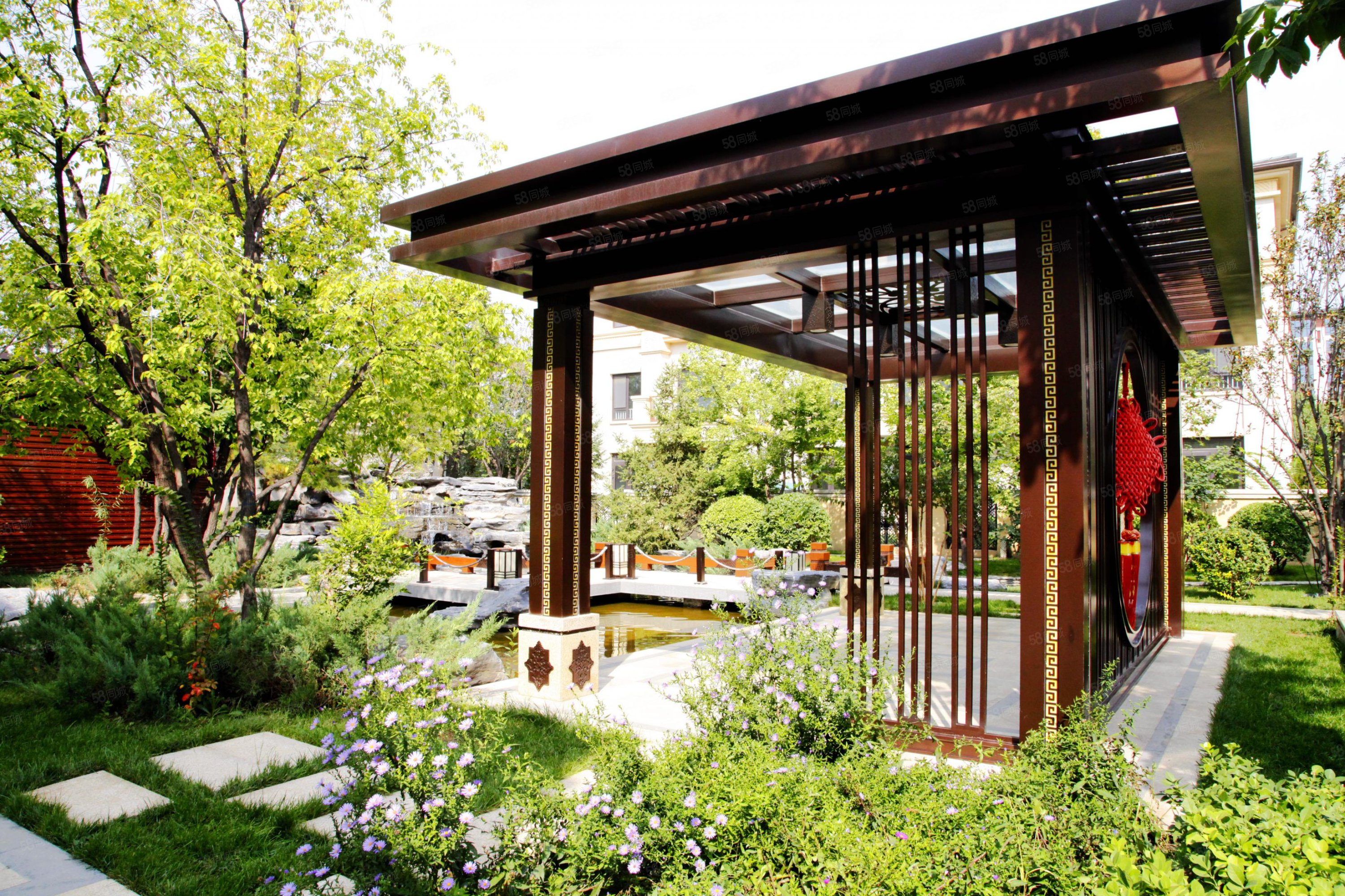 双拼东户 40米间距临水系临公园2150万,观承别墅-北京58同城