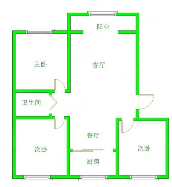 凤凰水城3室2厅2卫130㎡南北61.5万