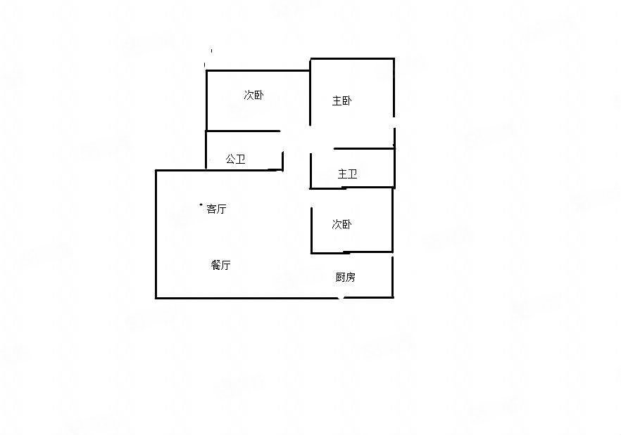 峨眉山月3室2厅2卫110㎡南北59.8万