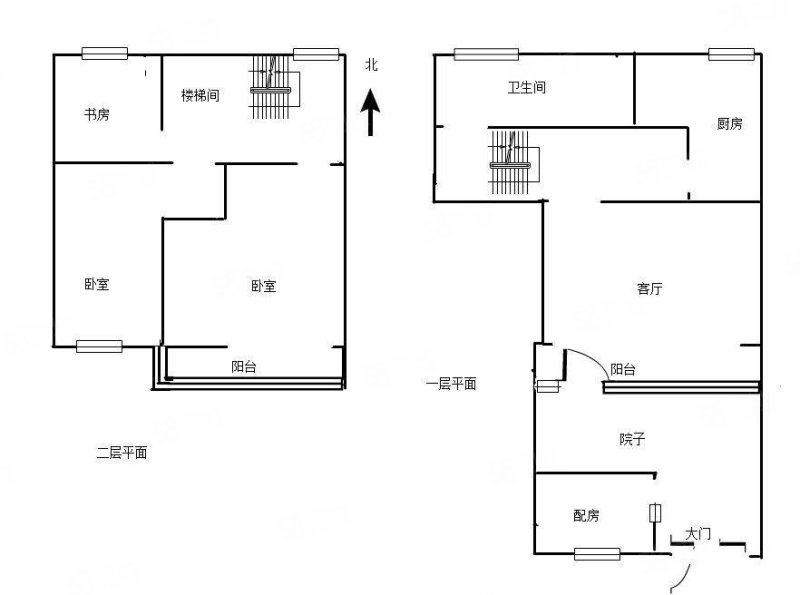 上山街散盘小区3室2厅1卫95㎡南北85万