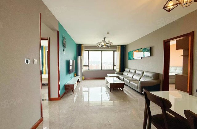 徒骇河公园，精装修三室，送车位，百合新城