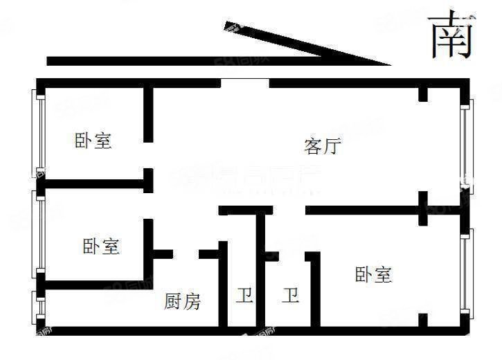 尚书苑小区3室2厅2卫128.11㎡南北330万