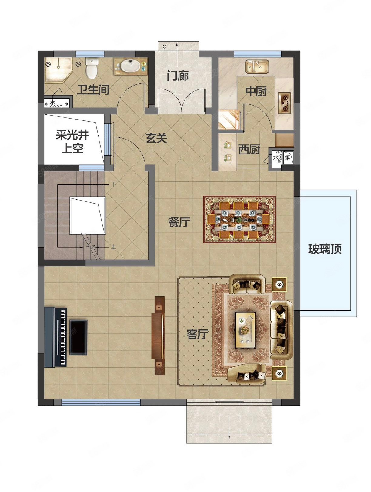 东三环丨别墅带300平米花园丨美的顺成府丨现房急买急住丨随时
