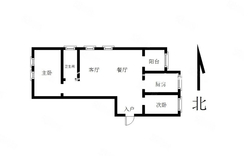 香榭华庭2室2厅1卫76.2㎡南北41万