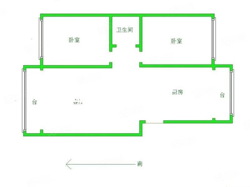 聚龙园2室2厅1卫116.7㎡南130万