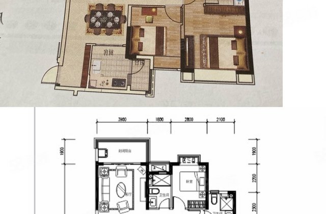 恒大西江名郡3室2厅115.32㎡75万二手房图片