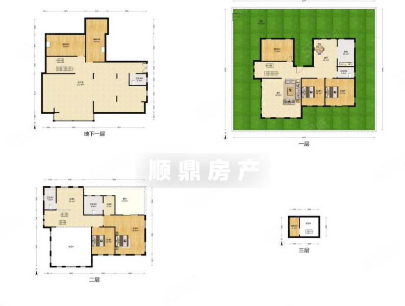 臻园美林墅5室2厅4卫537㎡南北2300万