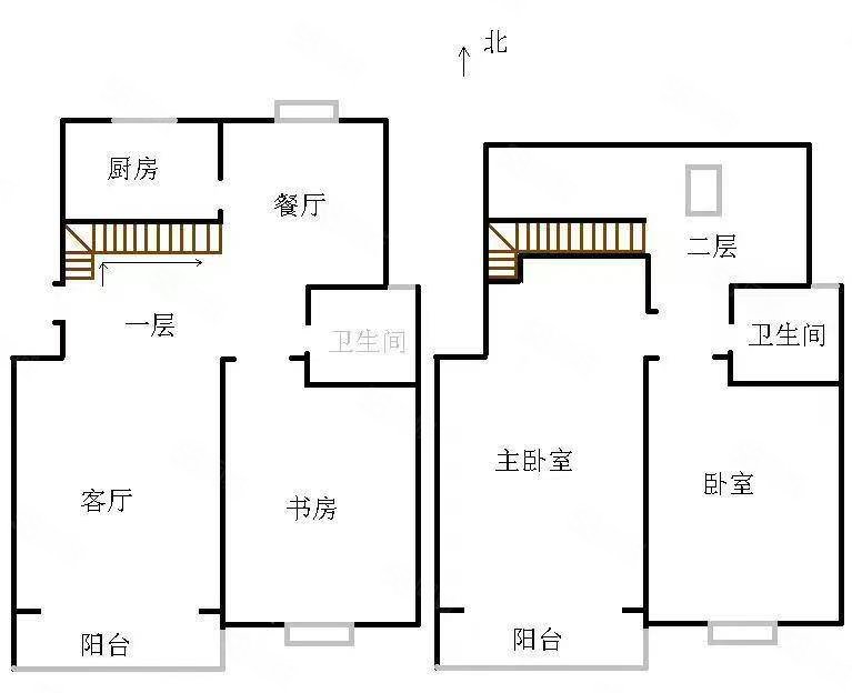 贤湖盛世3室2厅2卫116㎡南北78万