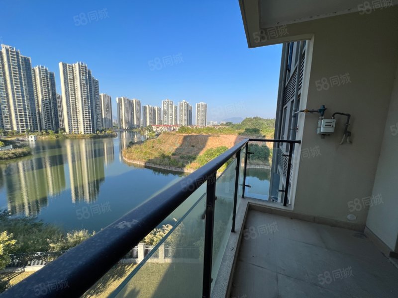 一线湖景三阳台 全新装修未住,碧桂园山湖城-清远58同城