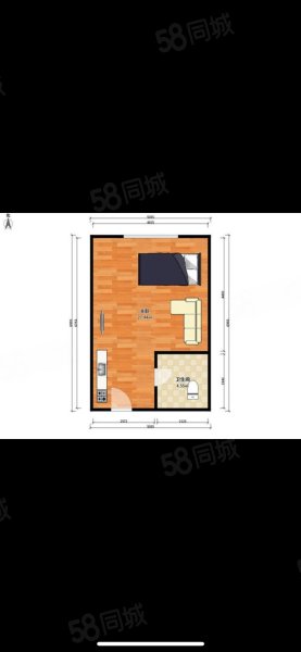 城市星光苑1室1厅1卫30.52㎡西北29.9万