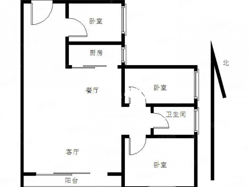 北大资源御城3室2厅1卫89.83㎡南245万