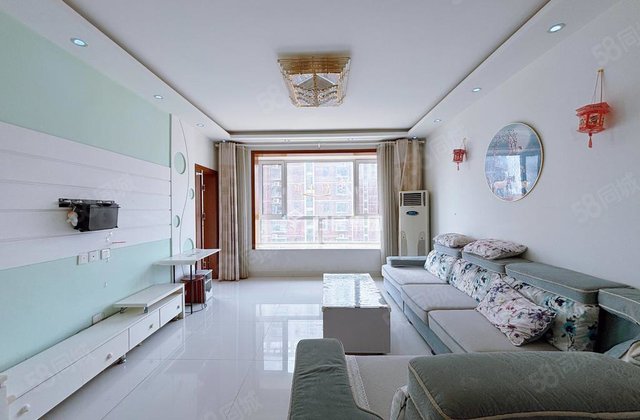 98万东昌湖边城市主人 畅博怡情湾电梯好楼层 一梯两户 双卫