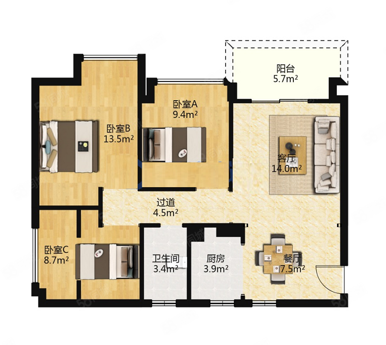 博达汇峰 新出房源 送一个房间 视频有说明 性价比高 笋盘