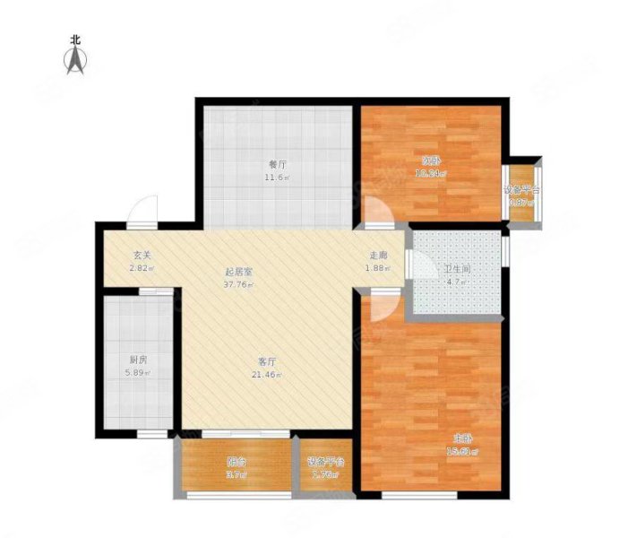 大街小区3室1厅1卫75.04㎡西22万