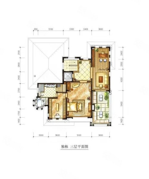 玫瑰庭院(别墅)7室3厅6卫570㎡南北2500万