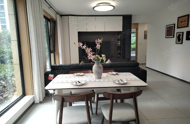 集美一品百合新城一楼带院，精装修，新房未住免大税