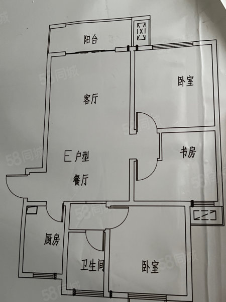 城东熙苑3室1厅1卫106㎡南北66万